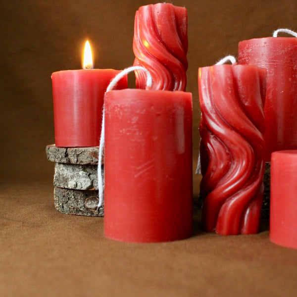Alkanet Beeswax Candle