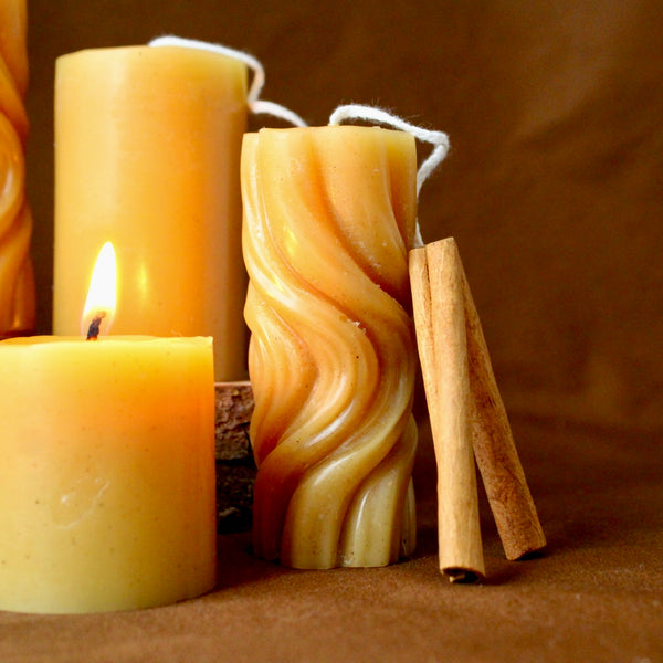 Cinnamon Beeswax Candle