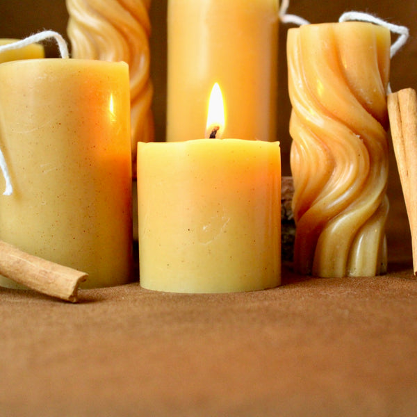 Cinnamon Beeswax Candle