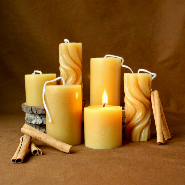 Cinnamon Beeswax Candle